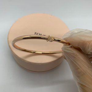 Tous Rose Vermeil Silver Warm Bracelet gold-plated bangle
